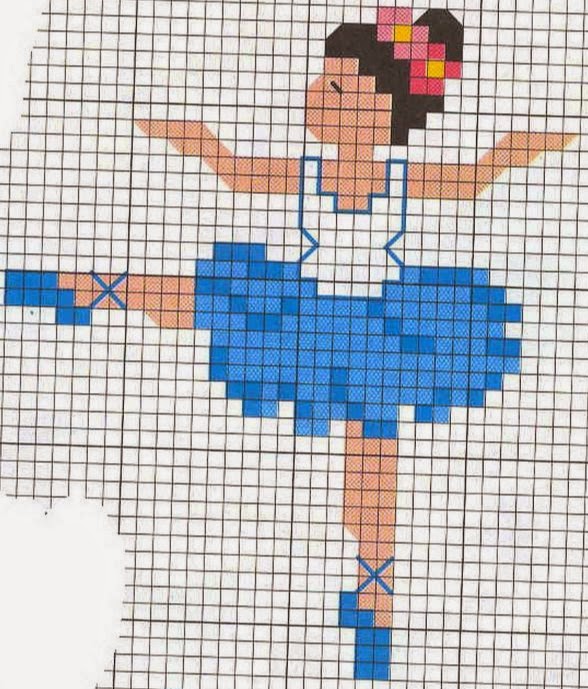 Graficos De Bailarinas Em Ponto Cruz Bailarinas Baby em Ponto Cruz