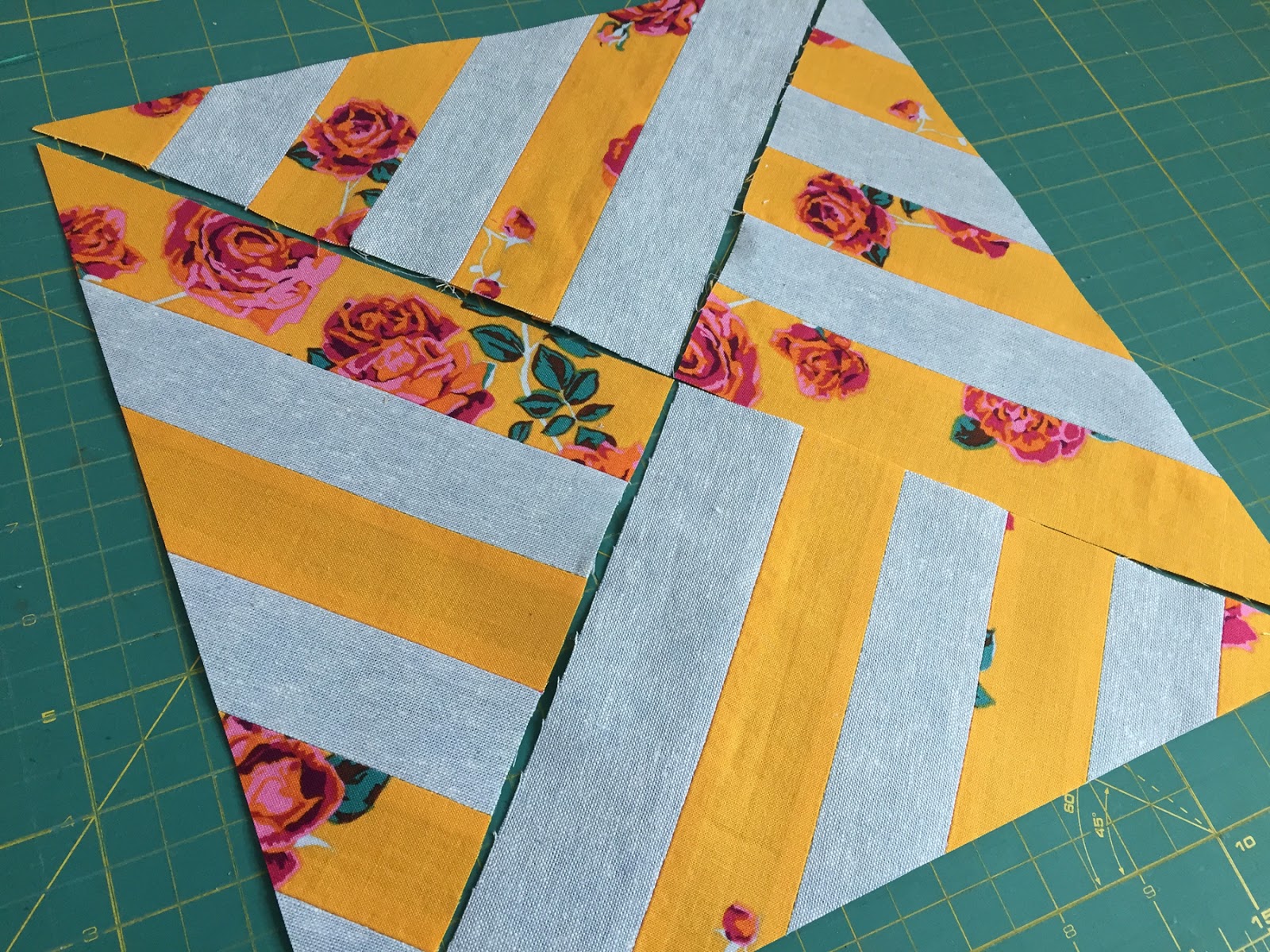 hot pink quilts: Stripey Stripe Block Tutorial