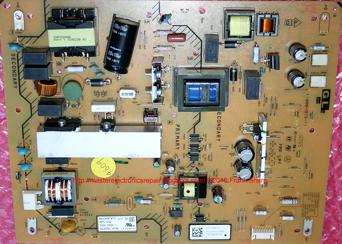 Master Electronics Repair ! REPAIR / SERVICING TV SONY KDL42EX440