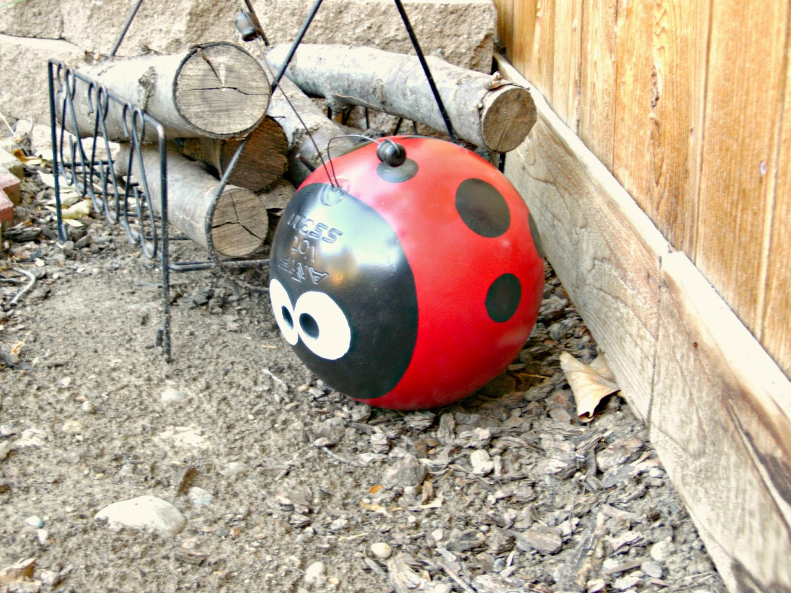 Upcycled Bowling Ball Yard Art Weekend Yard Work Series Little