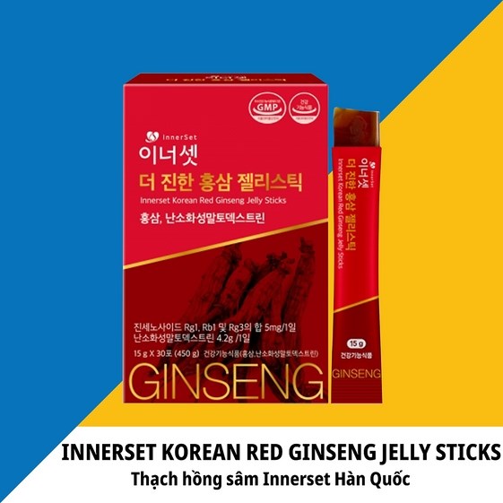 THẠCH TINH CHẤT HỒNG SÂM KOREAN RED GINSENG JELLY STICKS – INNERSET