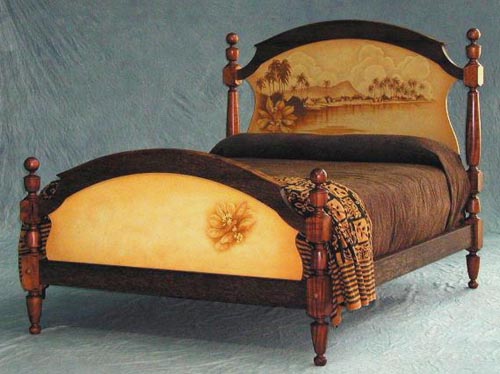 beautiful bed hawaiian furniture