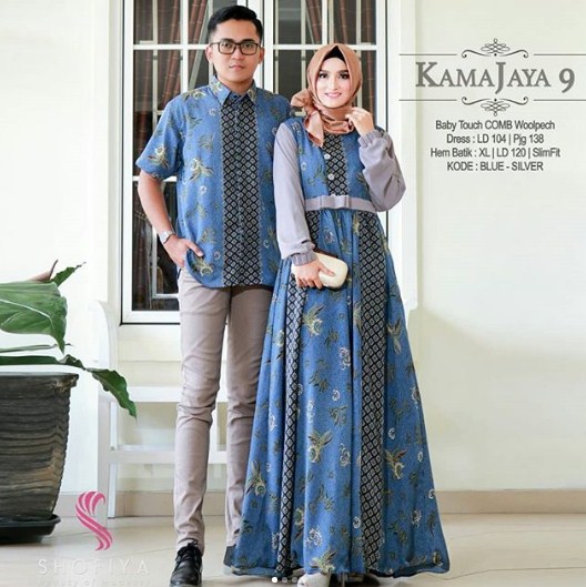 57 Model Gamis  Batik  Modern 2021 Model Baju Muslim 