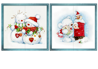 Новогодние пазлы для малышей