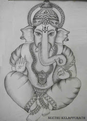ganesh pencil sketch drawing easy ganesha lord sketches drawings simple paintingvalley