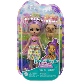 Enchantimals Penna Pug City Tails, Main Street Single Pack  Figure