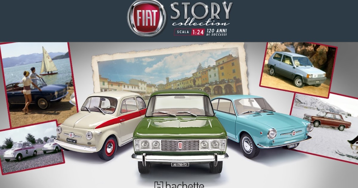 TEST Fiat Story Collection 120 anni 1/24 Hachette Italia Colecciones