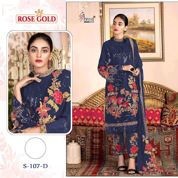 Shree Fab Rose Gold 107 Series hit Design Pakistani Suits