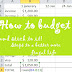 How to budget - and review it