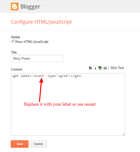 Blog Story Documentation