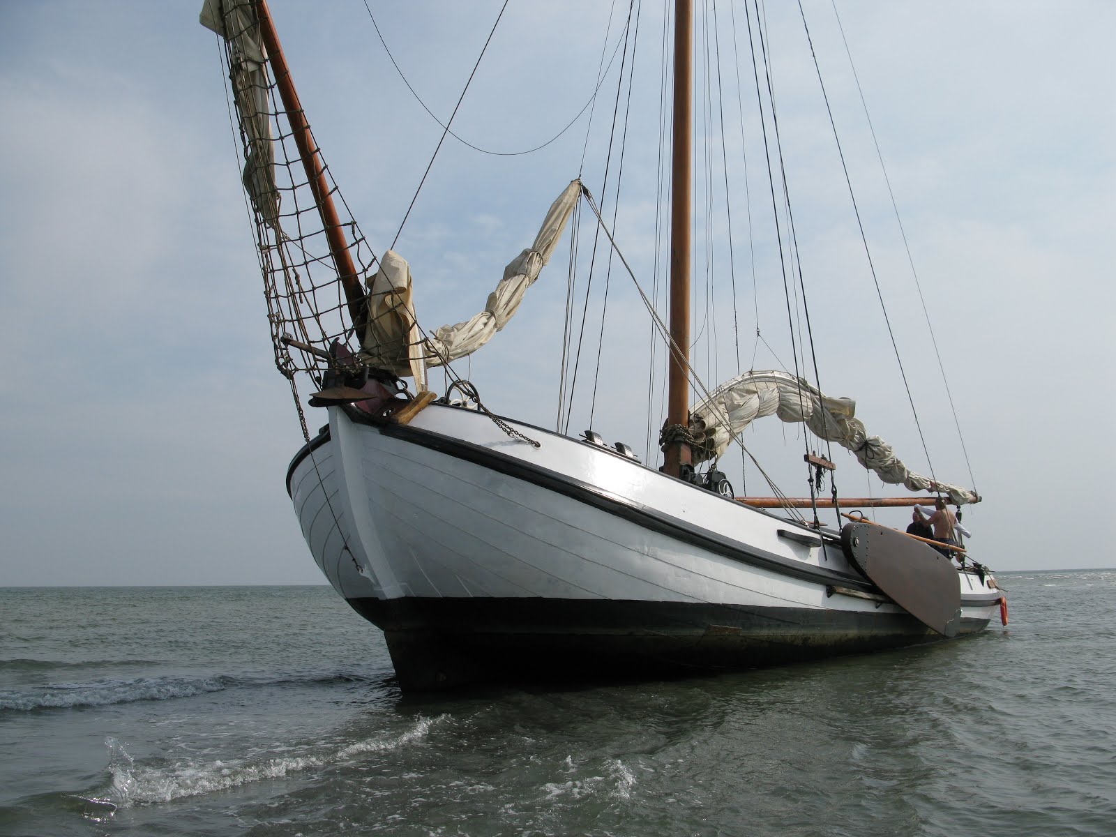 Drooggevallen met de Lemsteraak Brave Hendrik