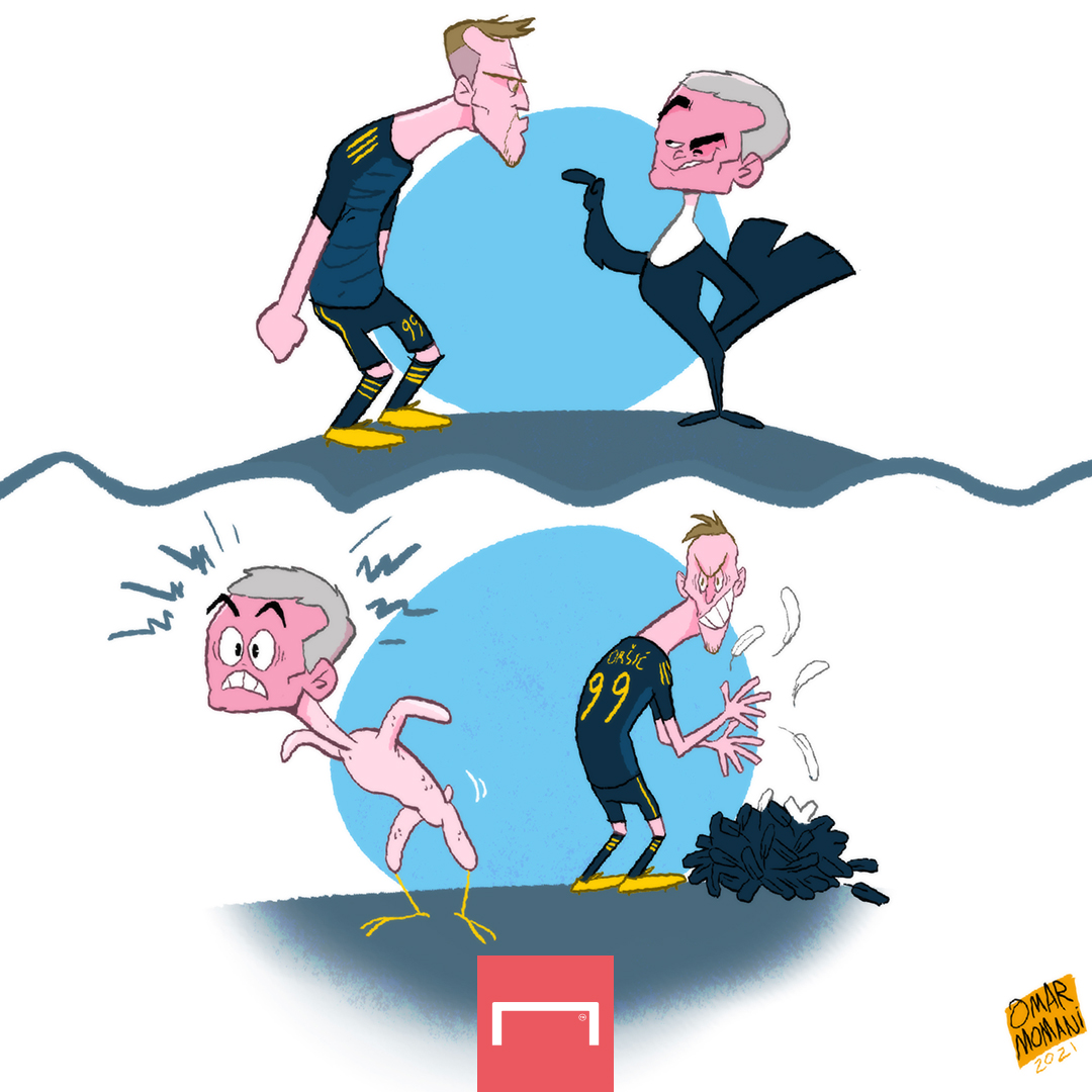 Omar Momani cartoons: Dinamo Zagreb