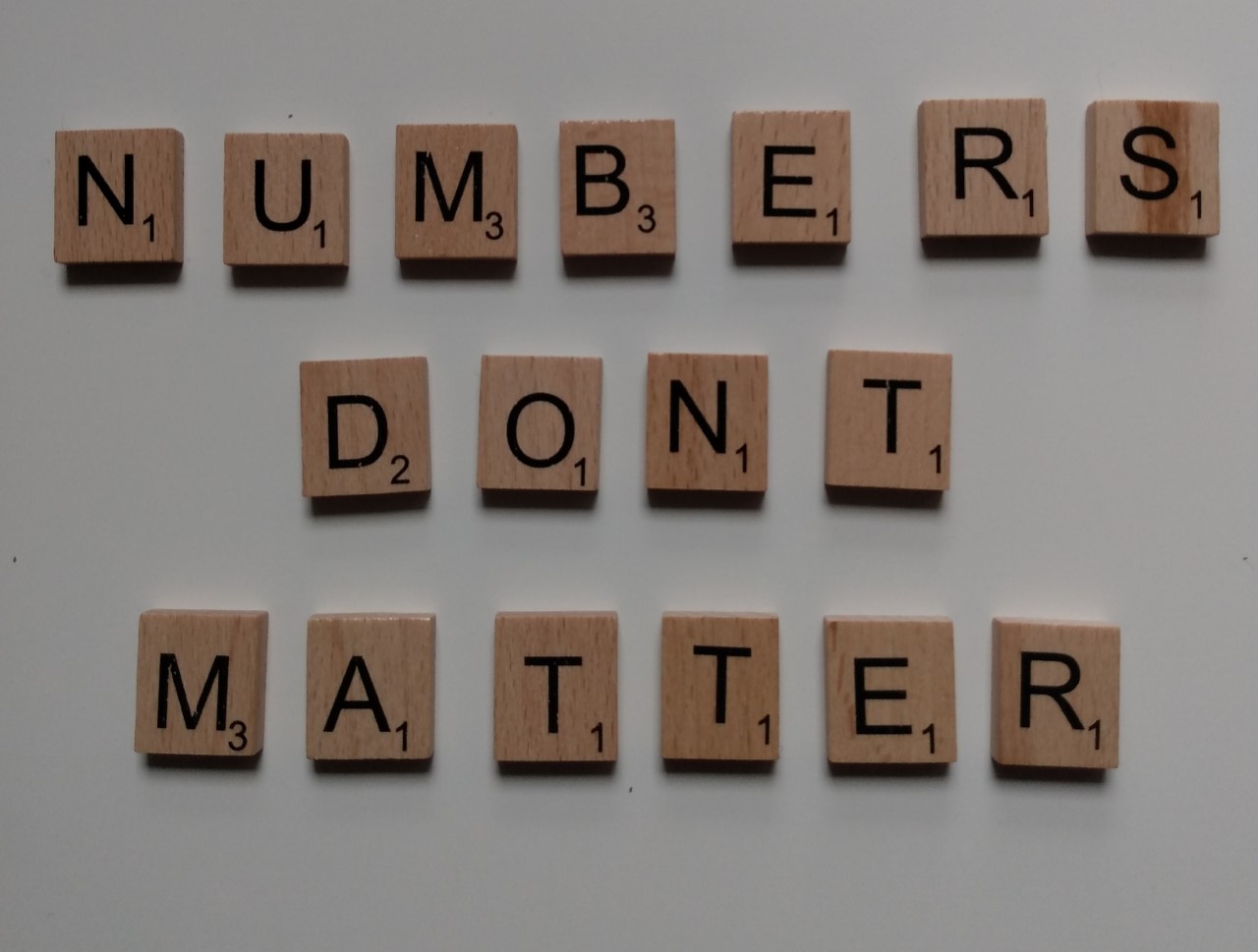 SarahElizabeth NUMBERS DON'T MATTER