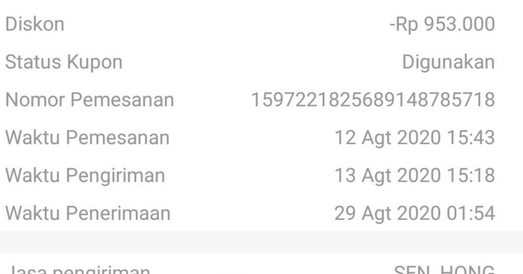 Cara Cek Resi Pengiriman Akulaku Sen Hong