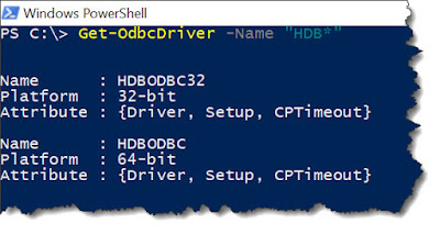 Connect to SAP HANA from Windows PowerShell using ODBC SAP HANA Study Materials, SAP HANA Learning, SAP HANA Guides, SAP HANA Exam Prep
