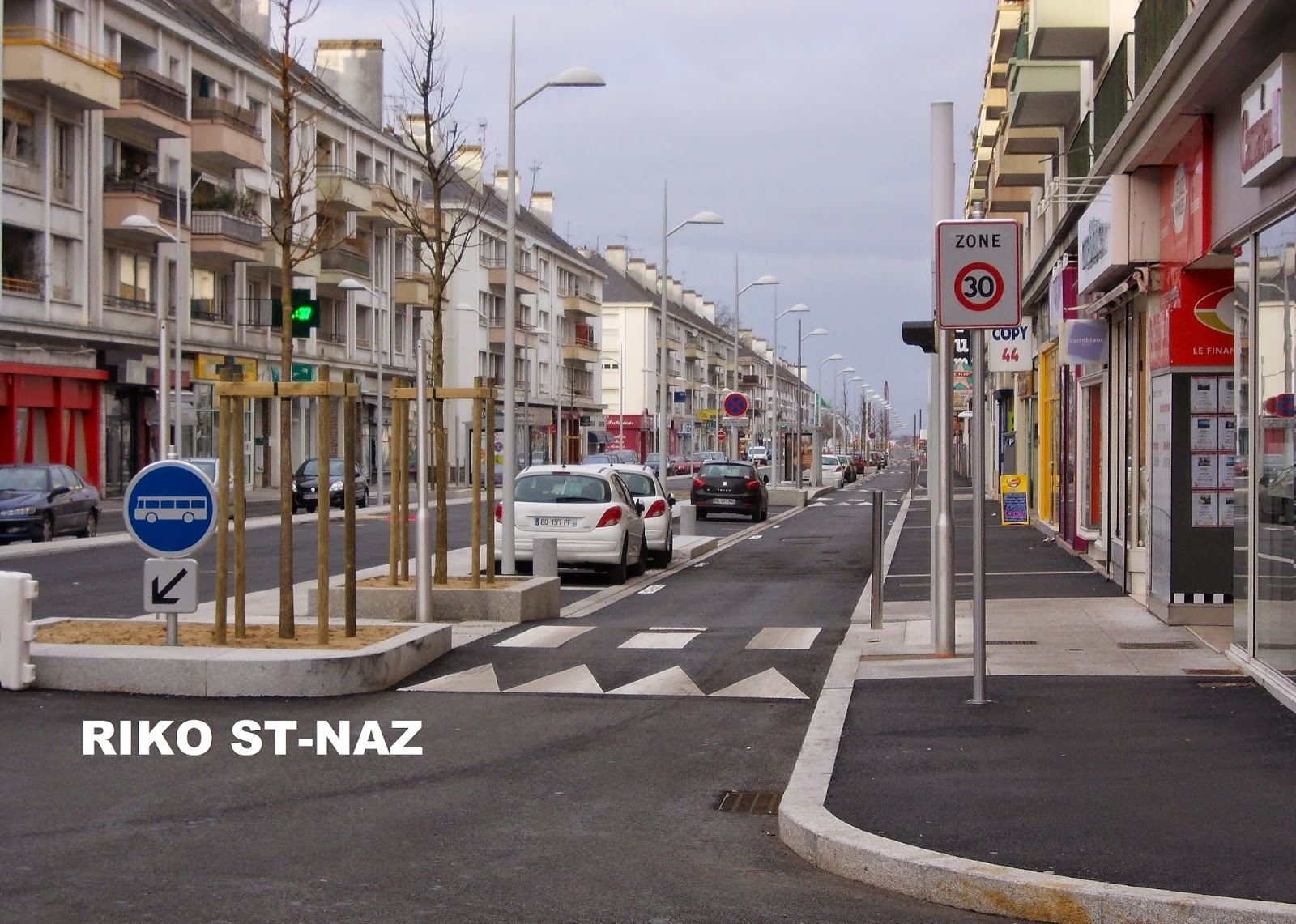 SAINTNAZAIRE évolution d'une ville ST.NAZAIRE la nouvelle avenue de
