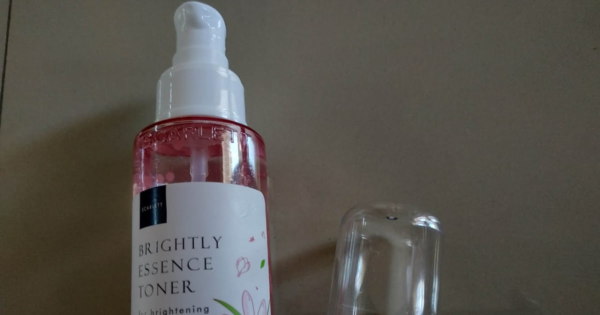 √Brightly Essence Toner dari Scarlett Whitening review by Yuliayul
