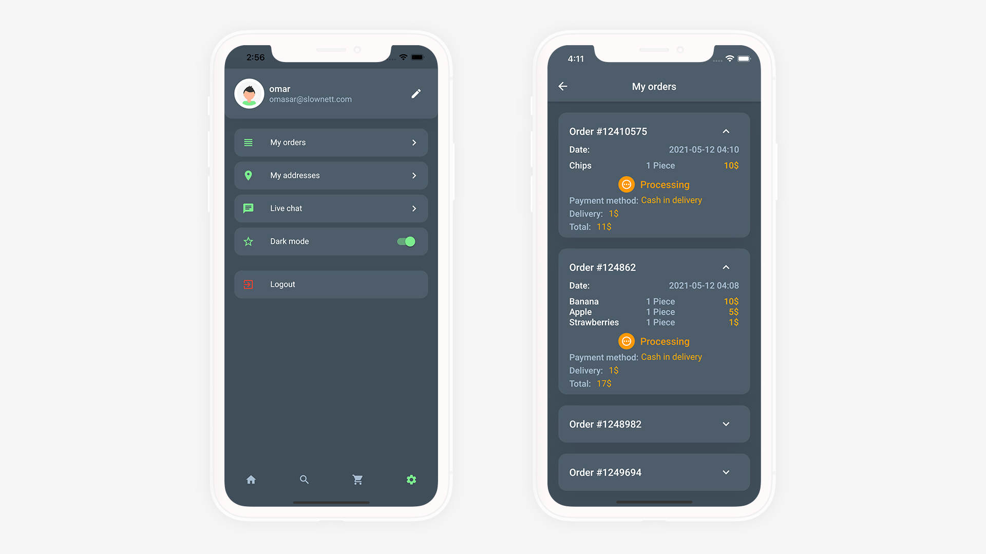Flutter Grocery: Full Android + iOS eCommerce App (Flutter 2.0 Supported) - 26