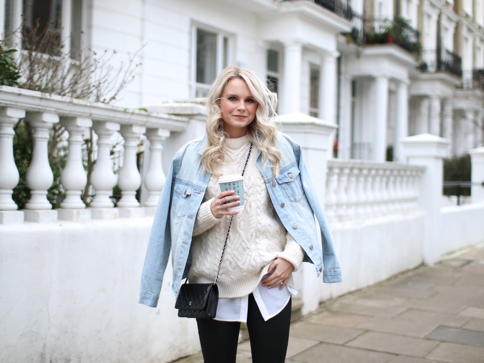 acne cable knit sweater