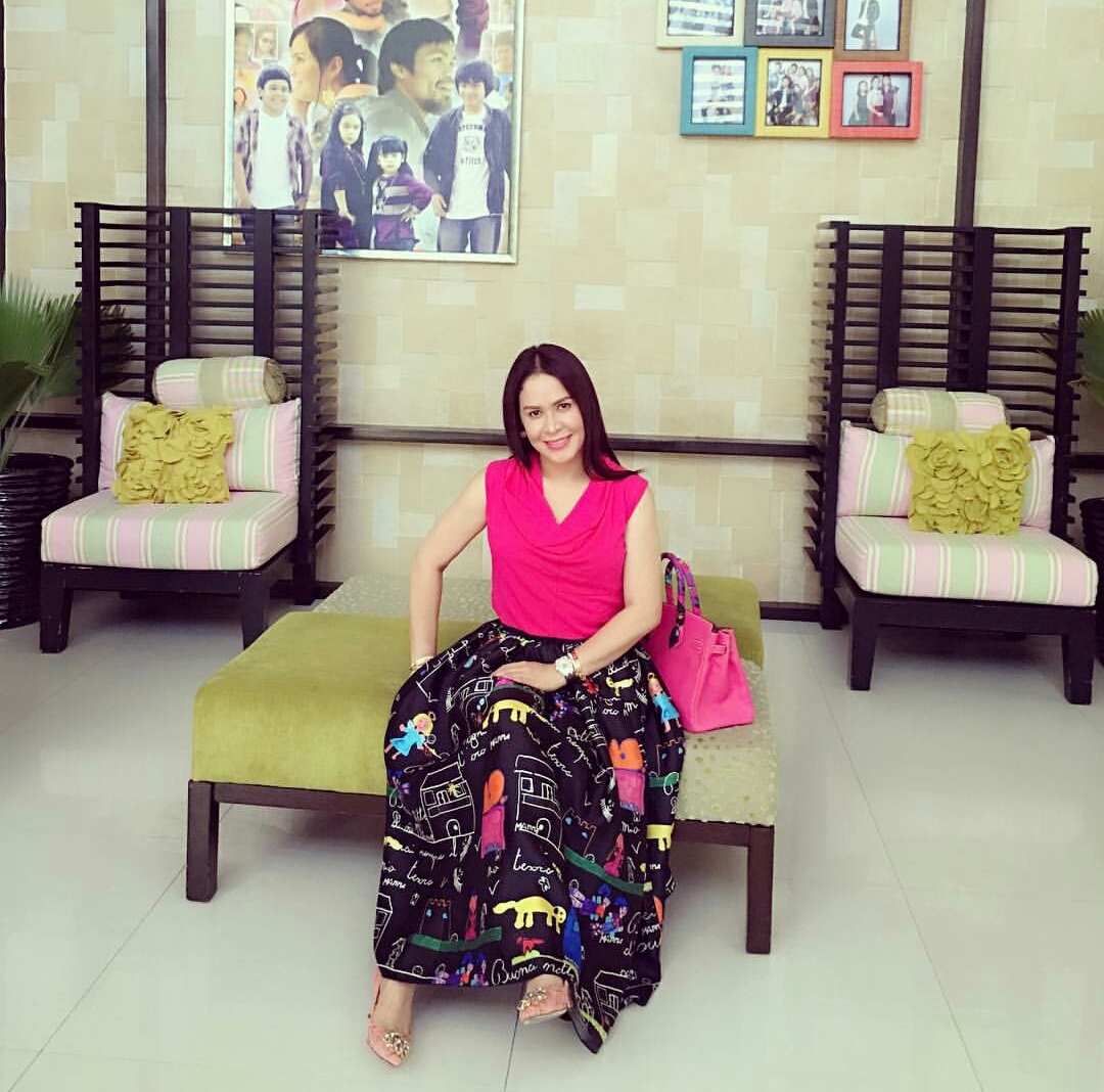 Jinkee Pacquiao Shows Off Her Pink Hermès Kelly Bag Painted By