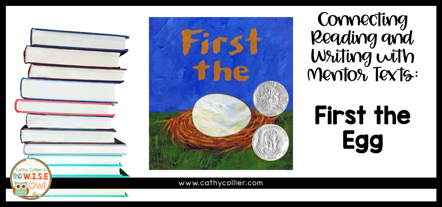Mentor Text Introducing Sequencing to Kindergartners with "First the