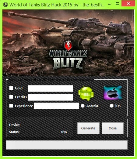 Hack for You: World of Tanks Blitz Hack 2015 Copy and WIN : http://ow