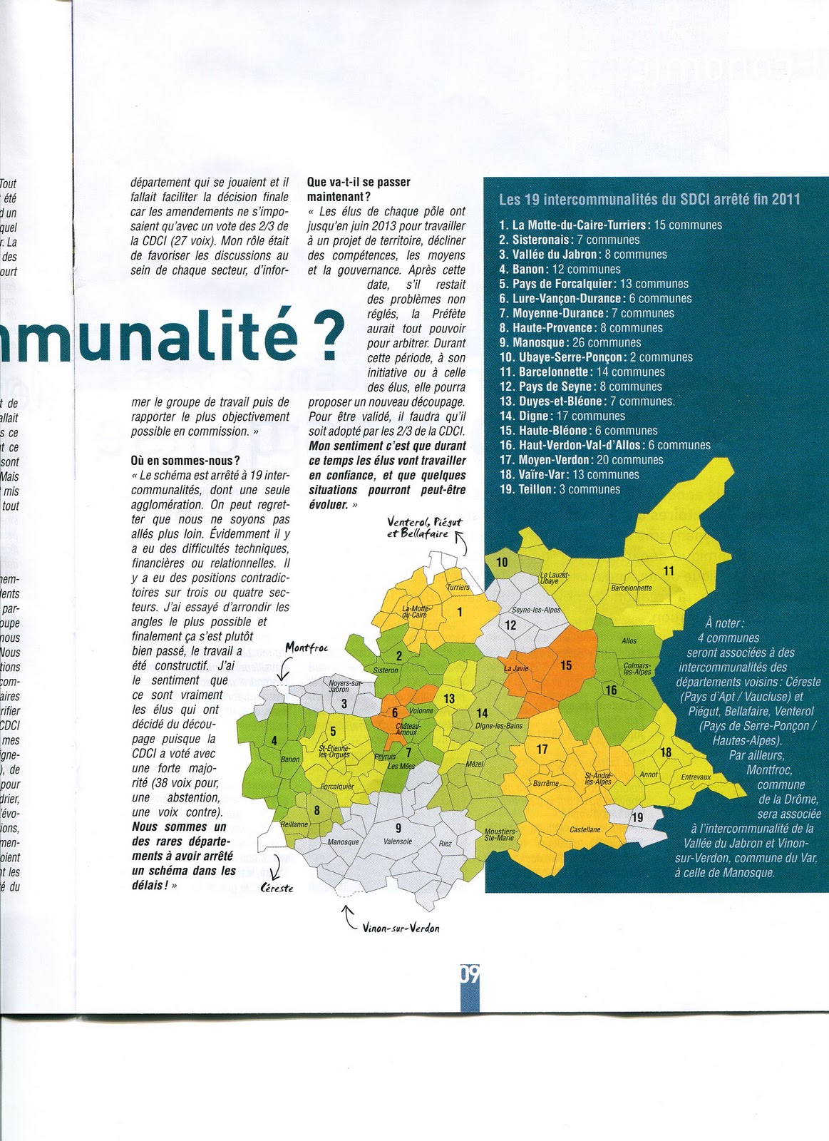 Veille Politique Carte des nouvelles des Alpes de