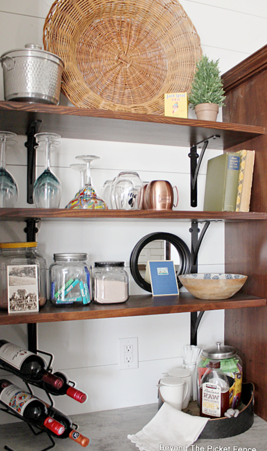 Beyond The Picket Fence: How To Style Shelves and Make a New House Feel ...