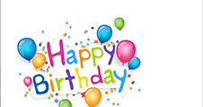 Balloon-Strewn Happy Birthday | Symbols & Emoticons