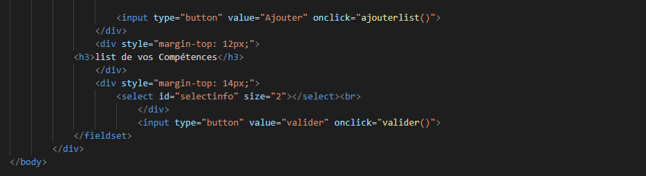 exercice html/css