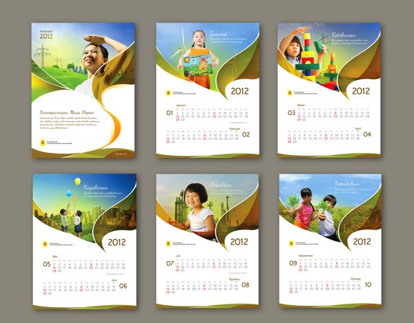 Desain Kalender Keren