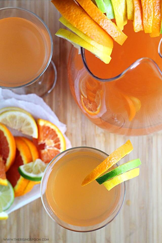 Citrus White Wine Spritzers The Rising Spoon