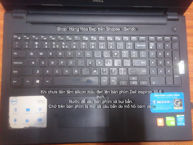 Miếng Phủ Bàn Phím Dell Inspiron 15.6 inch G3 G5 G7 G3579 G3779 G5587 5000 5565 7000 7570 7580 7855