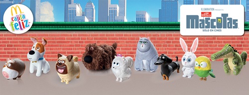 muñecos de mascotas 2 mcdonalds