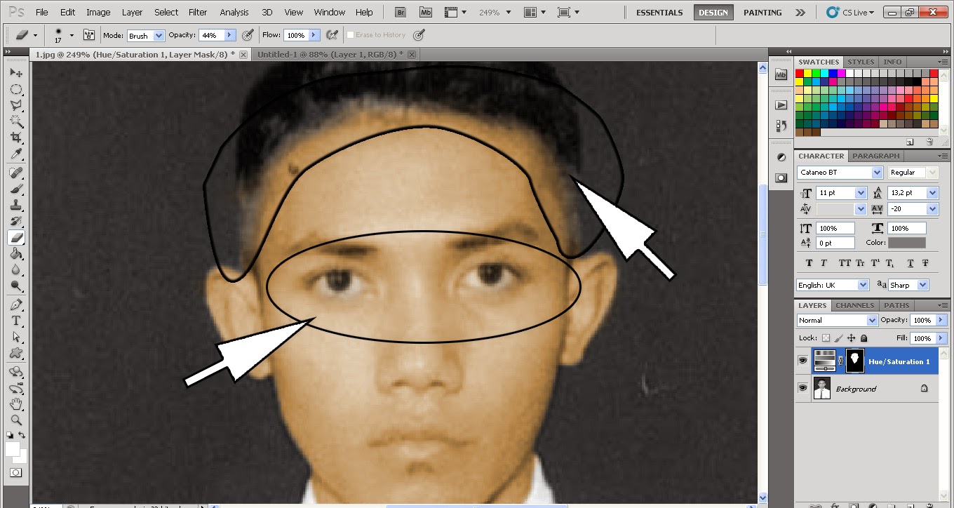 Mewarnai Gambar Hitam Putih Dengan Photoshop - sukagambarku