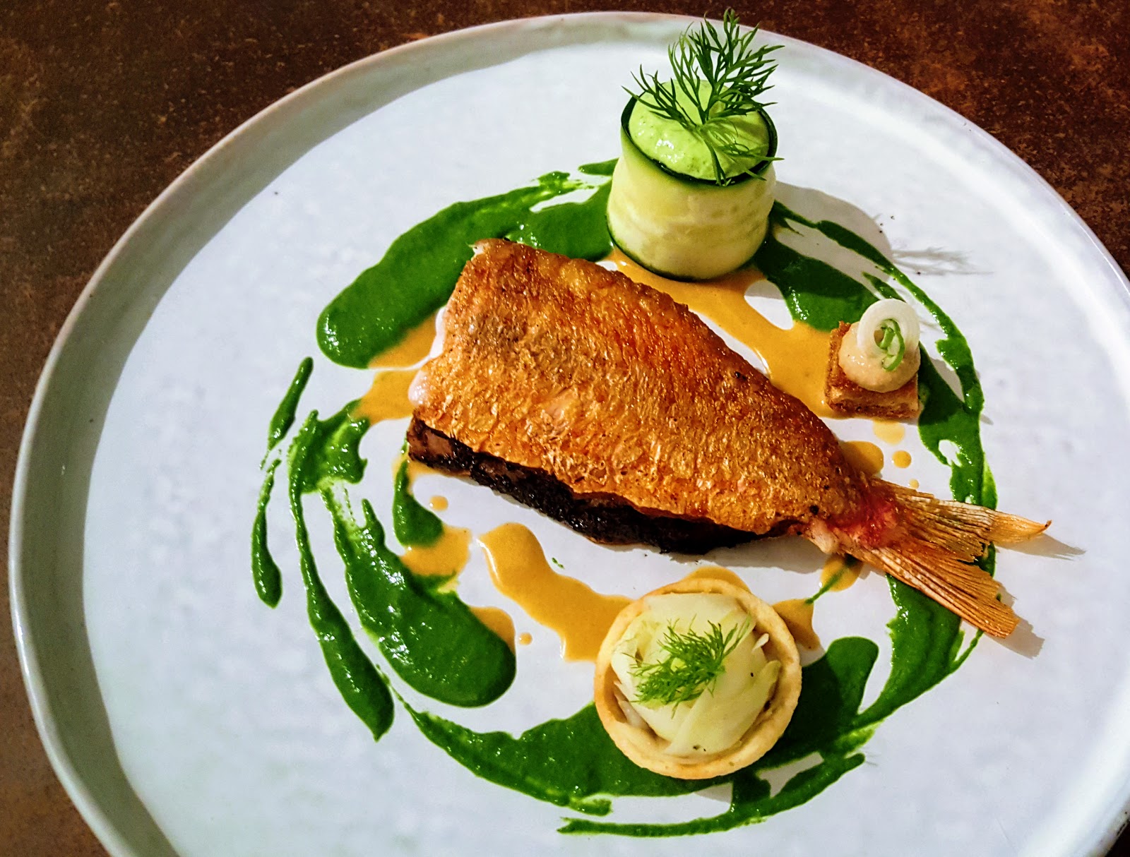 Rouget de roche à la tapenade