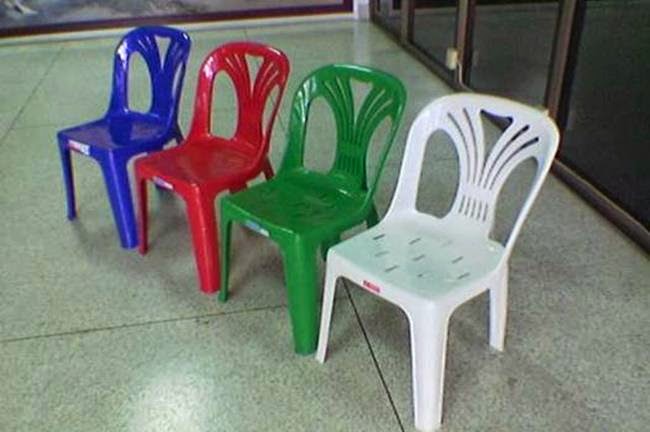 เก้าอี้พลาสติกมีพนักพิง เกรด A-B
