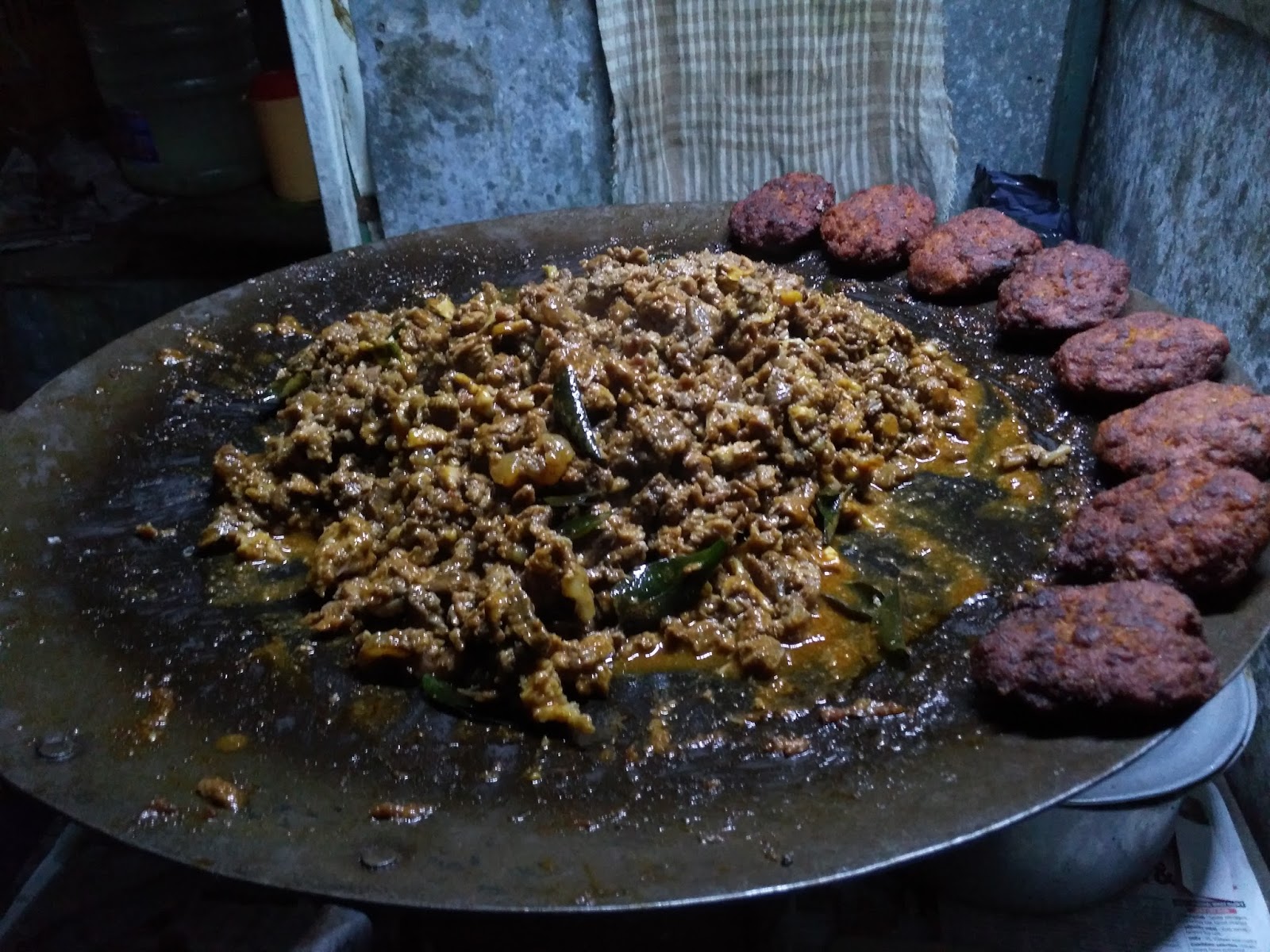 Great Food in Chennai Idiyappam and Beef curry, Devadi St, Mylapore