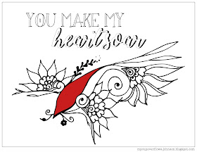 free Valentine's day coloring pages