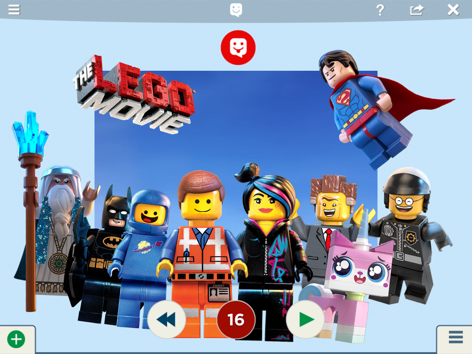 Top Notch Material Skit make your own Lego Movie app