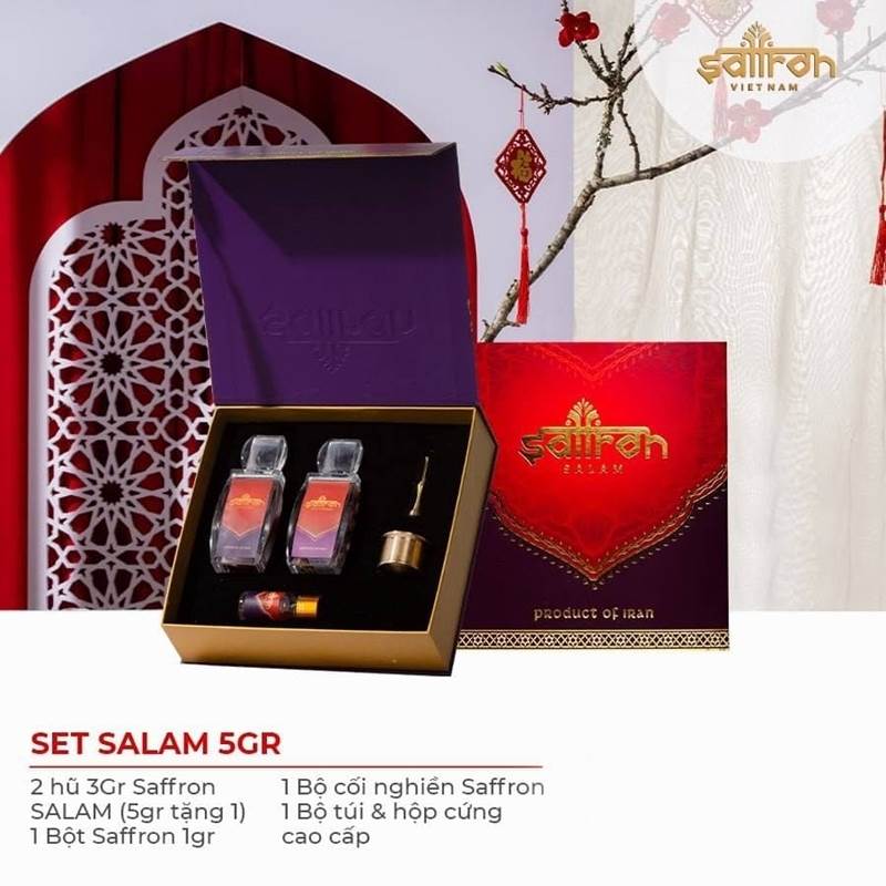 Saffron Việt Nam Set Saffron Salam 5g