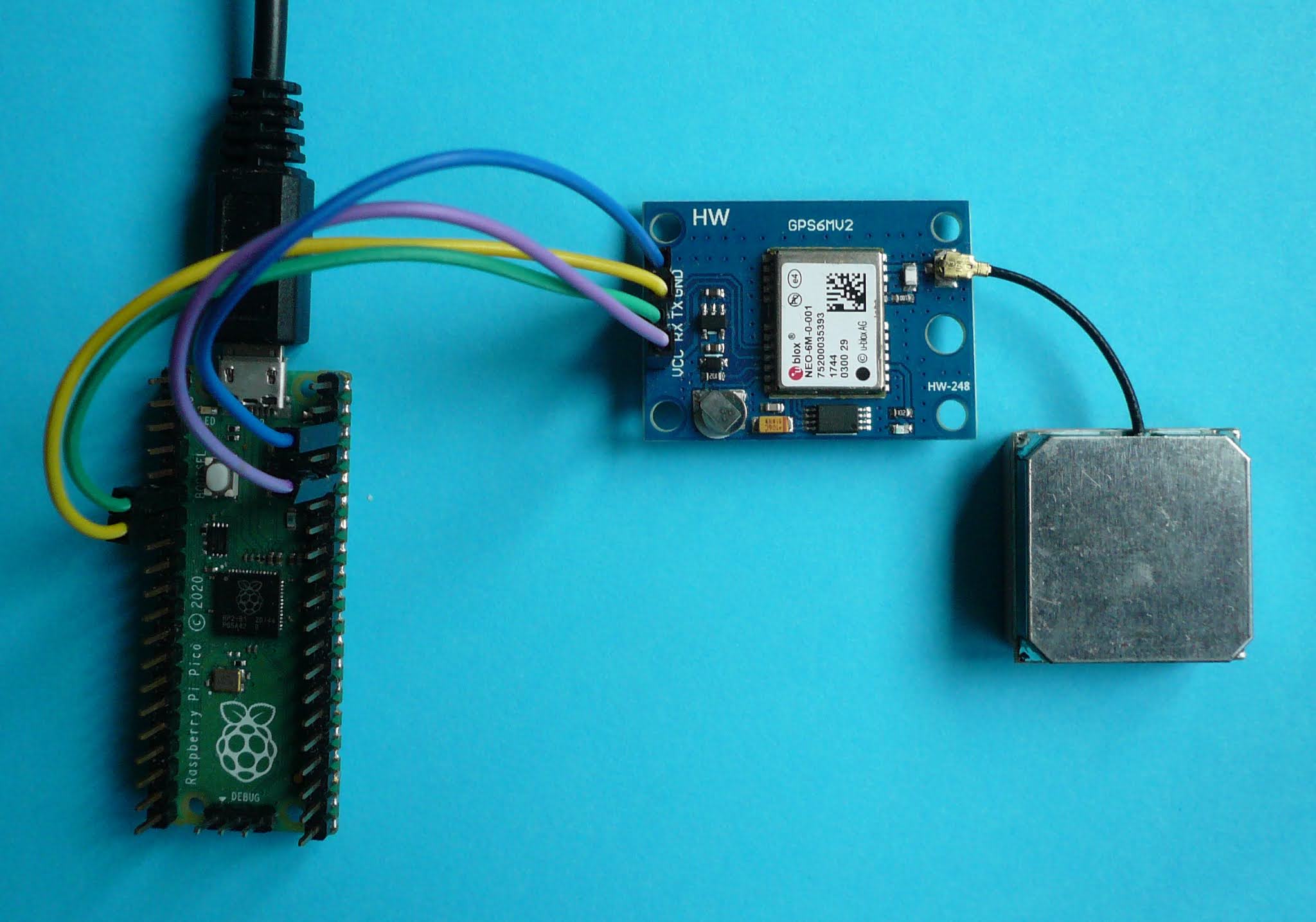 Électronique en amateur Module GPS NEO 6MV2 et Raspberry Pi Pico