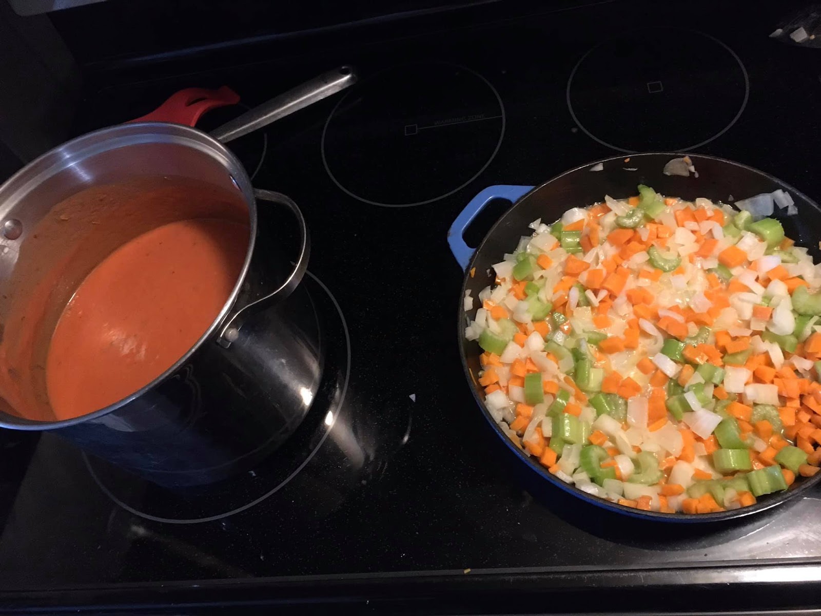 Tomato Mirepoix Soup