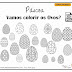 Desenhos de Ovos para colorir Grátis