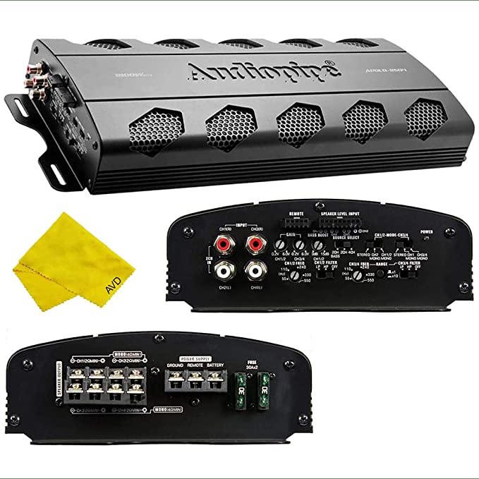 Car Multichannel Amplifiers Audiopipe 4 Channel Amplifier Class A/B
