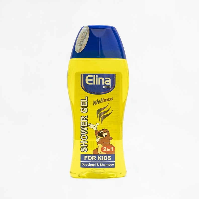 ELINA MED Sữa tắm gội trẻ em 2 trong 1 Shower Gel Wellness 2 In 1 For Kids Dushgel & Shampoo 250ml