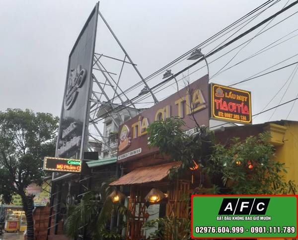 Thiết kế thi công bảng hiệu hộp đèn quảng cáo tại Phú Quốc