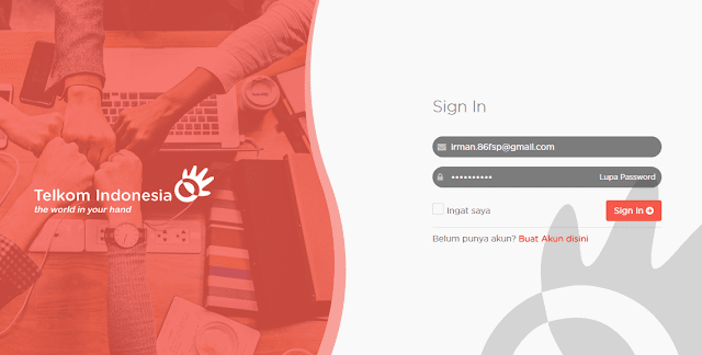 cara masuk ke akun telkom indonesia