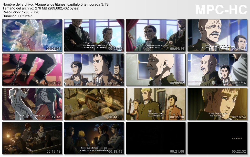 Attack on Titan - Tercera Temporada Parte 1 completo