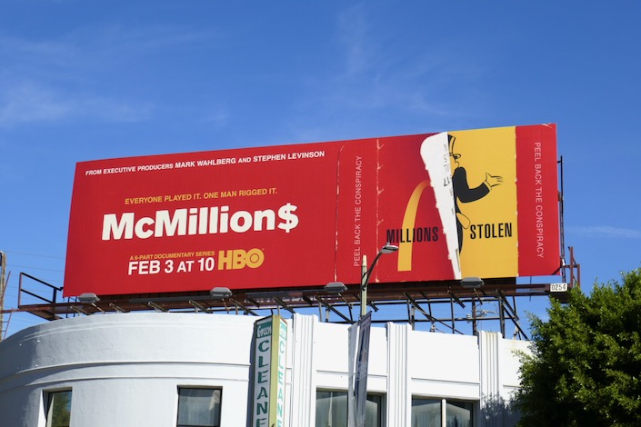 McMillion$ HBO series billboard Pico Boulevard McMillions HBO series billboard